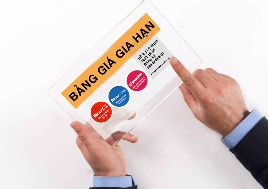 Bảng giá gia hạn BHXH online và chữ  ký số Bkav