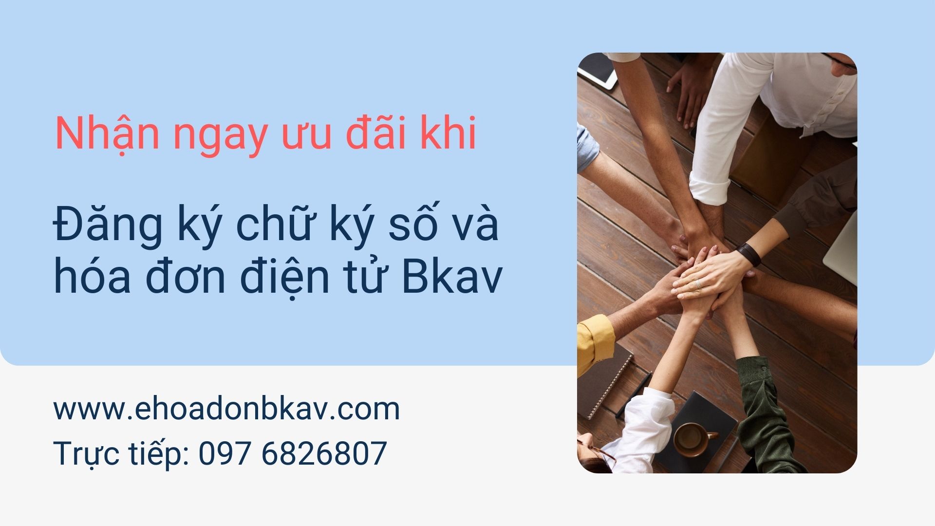 Đăng ký chữ ký số và hóa đơn điện tử Bkav